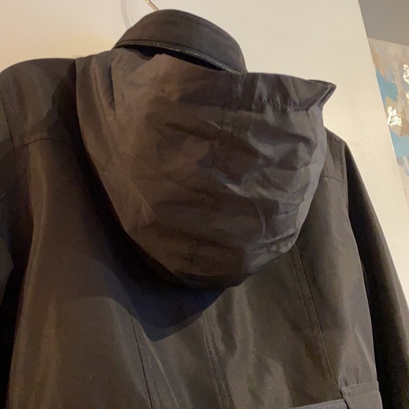 🍒 LIZ CLAIBORNE Jacket w/ Rain Hood & Belt!!! - Picture 10 of 12